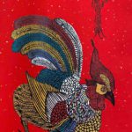 베트남 민화의 붉은색