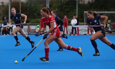 하키 경기장 바닥이 파란색인 이유는?