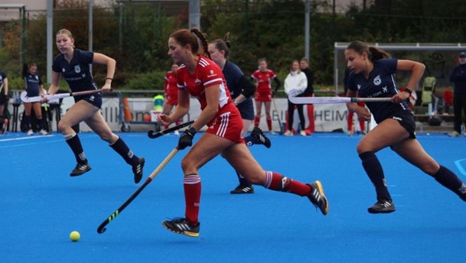 하키 경기장 바닥이 파란색인 이유는?