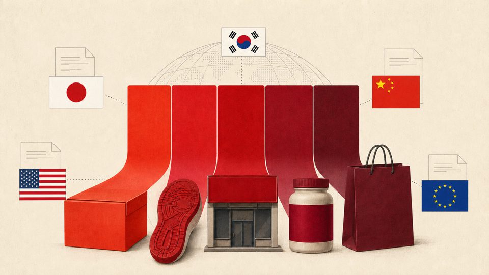 같은 빨간색도 나라마다 다르다: 색채상표와 브랜드의 권리
